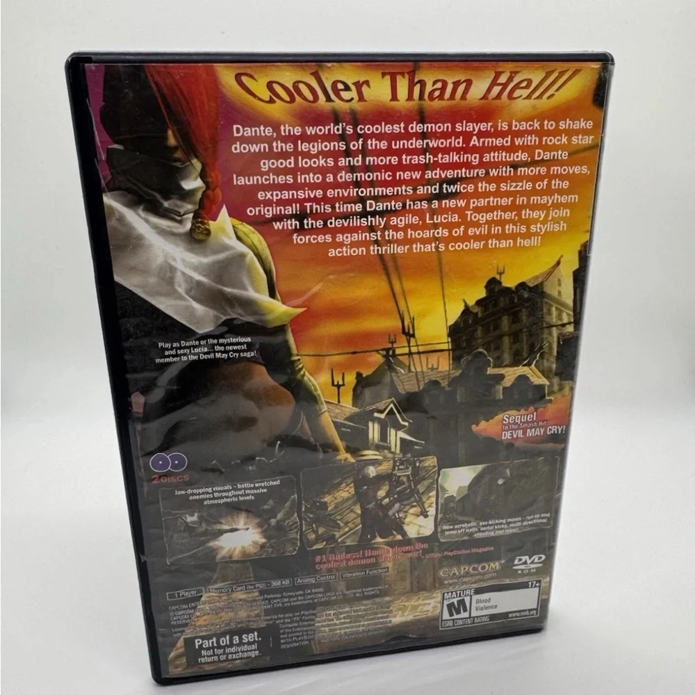 Devil May Cry 2 PS2 2001 (2 DISC-Set) Sony PlayStation 2